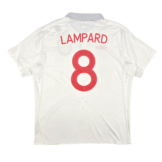 2009/10 England Home Football Shirt (L) Umbro #8 Lampard