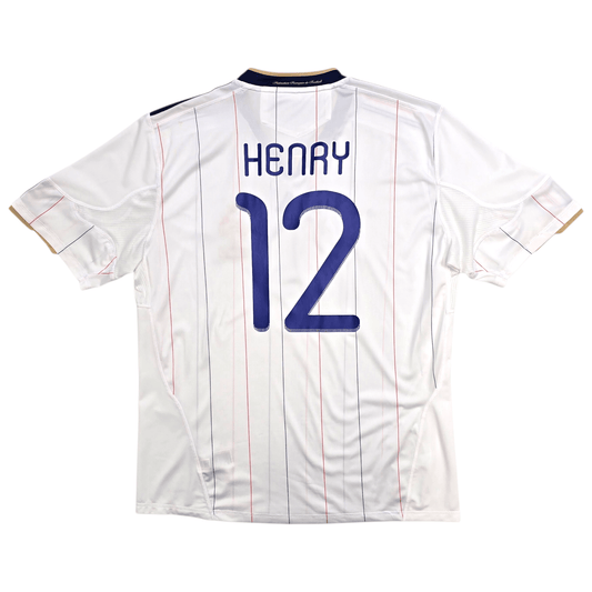 2009/10 France Away Football Shirt (XL) Adidas #12 Henry