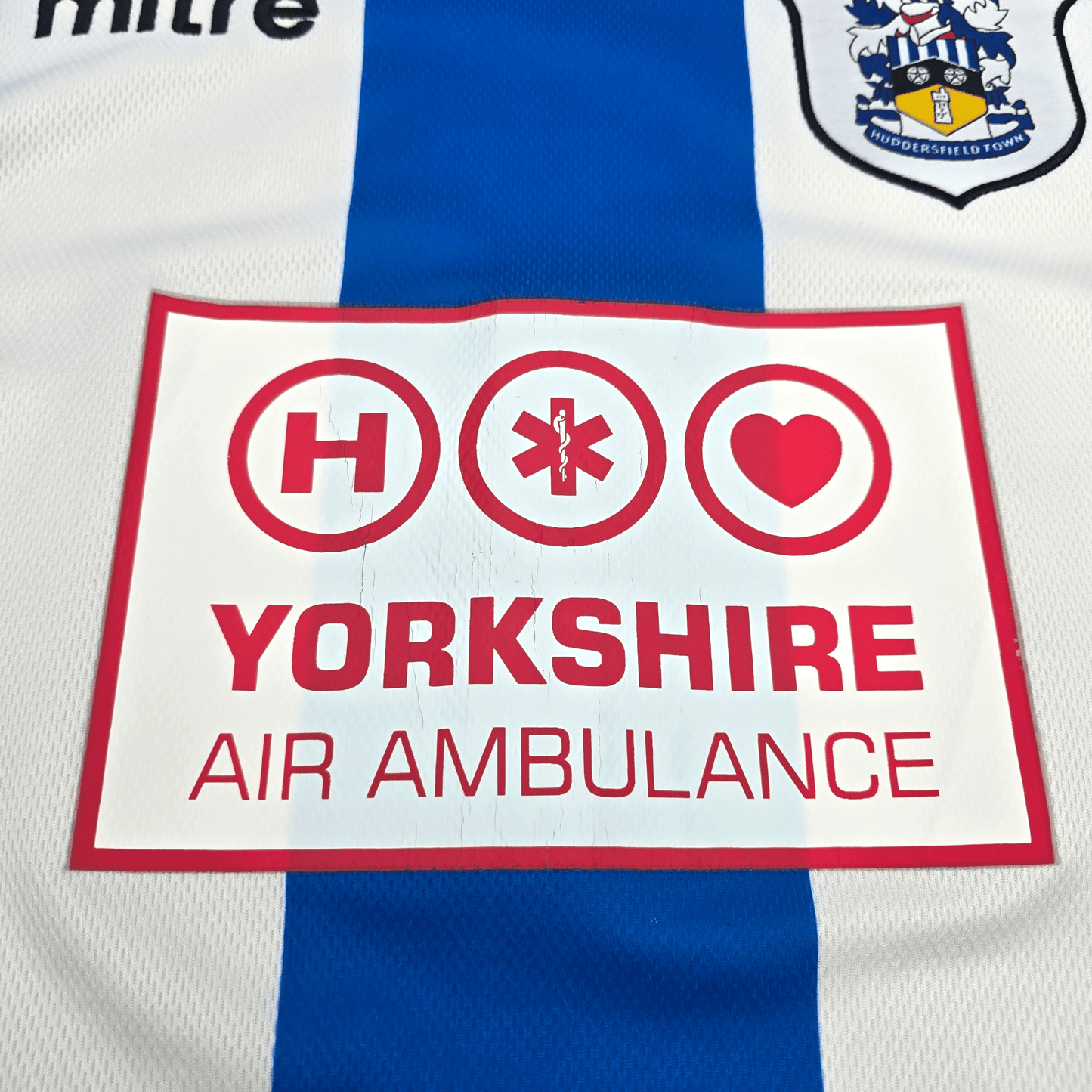 2009/10 Huddersfield Town Home Football Shirt (M) Mitre
