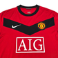 2009/10 Manchester United Home Football Shirt (L) Nike #15 Vidic