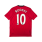 2009/10 Manchester United Home Football Shirt (M) Nike #10 Rooney