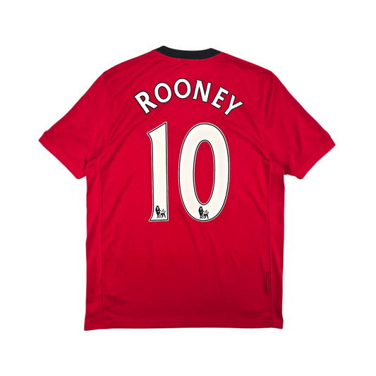 2009/10 Manchester United Home Football Shirt (M) Nike #10 Rooney