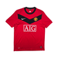 2009/10 Manchester United Home Football Shirt (M) Nike #10 Rooney