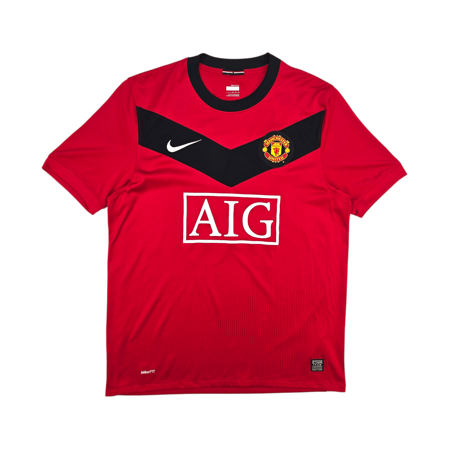 2009/10 Manchester United Home Football Shirt (M) Nike #10 Rooney