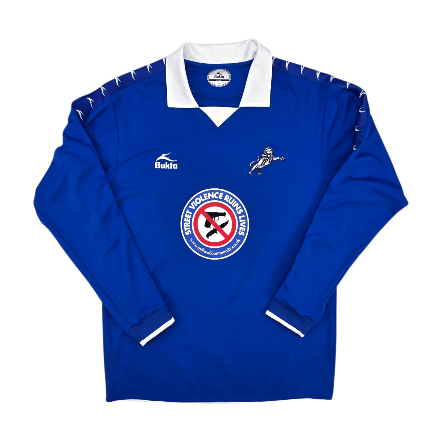 2009/10 Milwall Home Football Shirt (L) Bukta (Special Edition)
