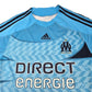 2009/10 Olympique Marseille Away Football Shirt (L) Adidas #11 Niang