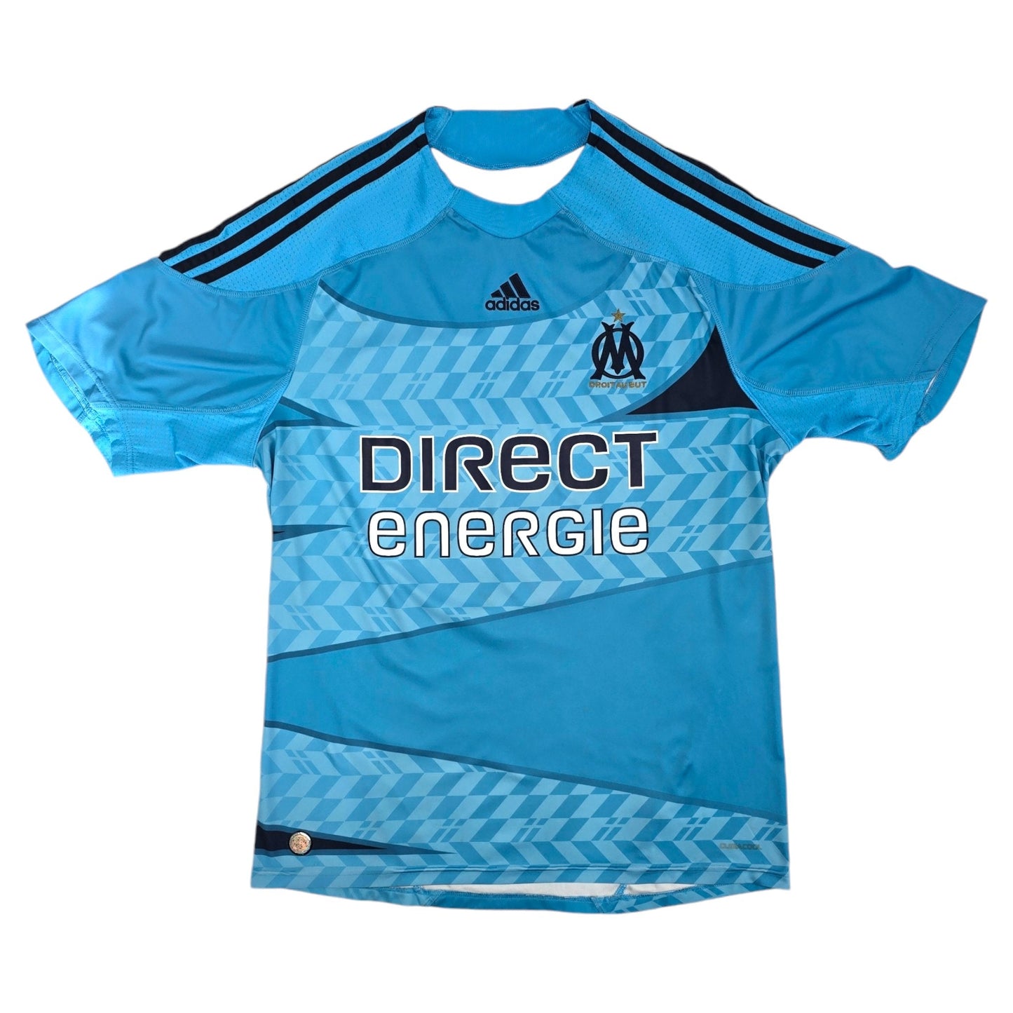 2009/10 Olympique Marseille Away Football Shirt (L) Adidas #11 Niang