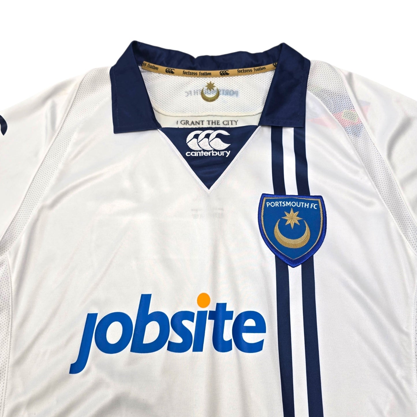 2009/10 Portsmouth Away Football Shirt (M) Canterbury #27 Kanu