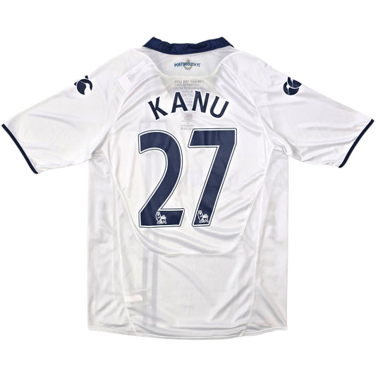 2009/10 Portsmouth Away Football Shirt (M) Canterbury #27 Kanu