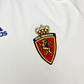 2009/10 Real Zaragoza Home Football Shirt (L) Adidas Player Version