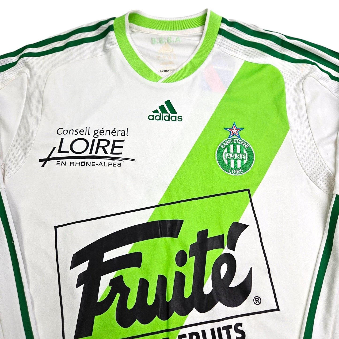 2009/10 St Etienne Away Football Shirt (L) Adidas (Player Version)