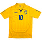 2009/10 Sweden Home Football Shirt (M) Umbro #10 Ibrahimovic