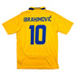 2009/10 Sweden Home Football Shirt (M) Umbro #10 Ibrahimovic