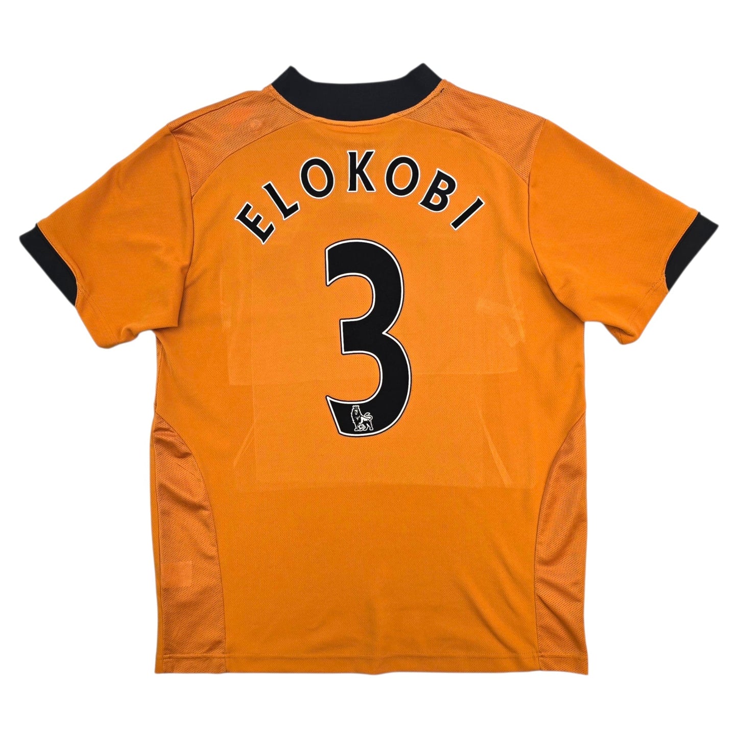 2009/10 Wolverhampton Wanderers Home Football Shirt (2XL) Le Coq Sportif #3 Elokobi