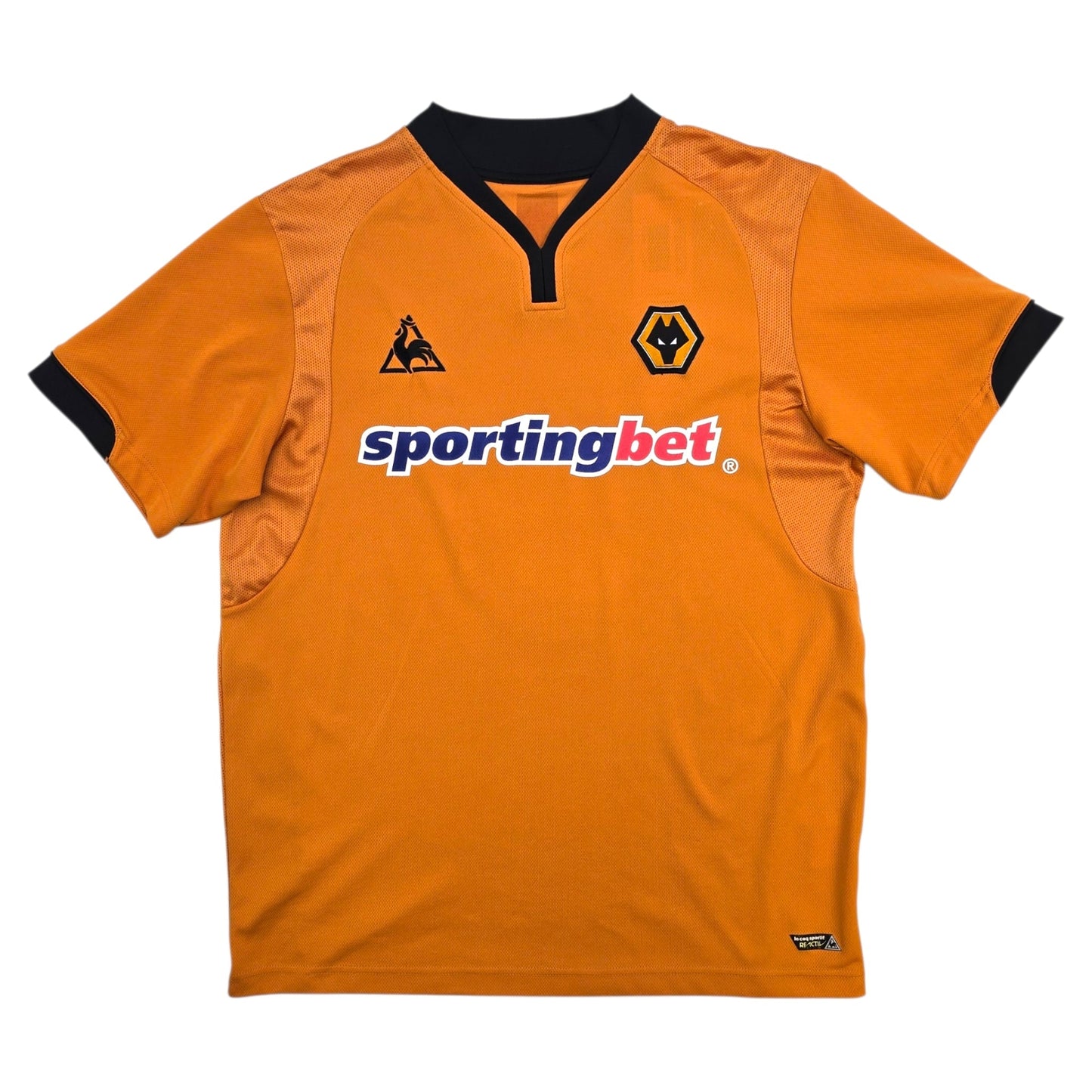 2009/10 Wolverhampton Wanderers Home Football Shirt (2XL) Le Coq Sportif #3 Elokobi