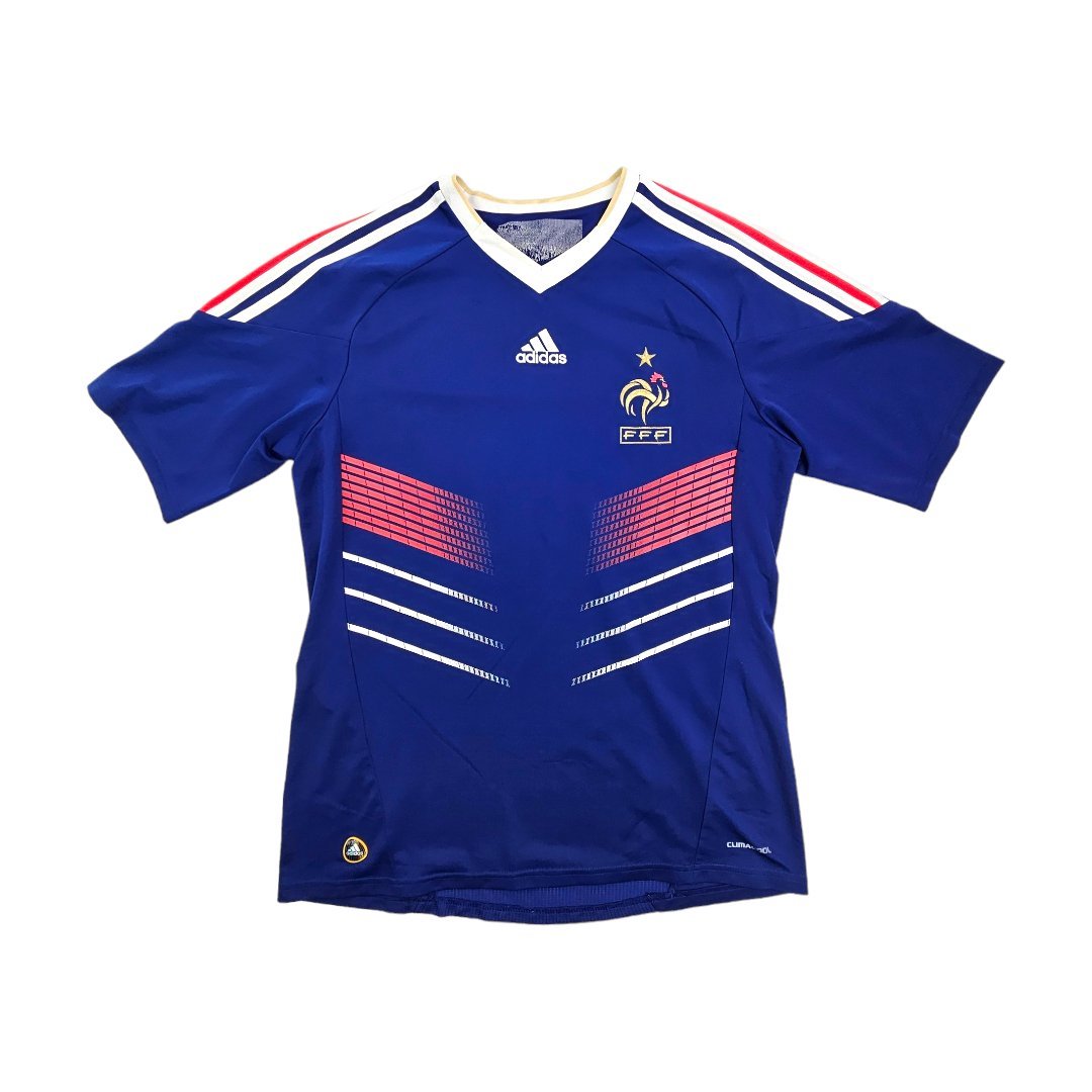 2009/11 France Home Football Shirt (M) Adidas