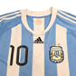 2010/11 Argentina Home Football Shirt (XL) Adidas #10 Messi