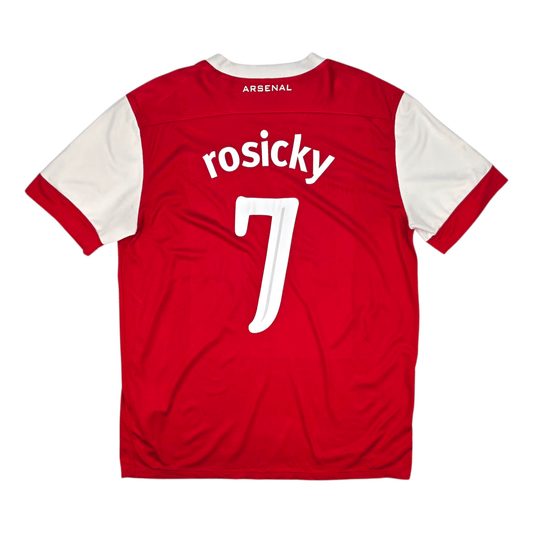 2010/11 Arsenal Home Football Shirt (L) Nike #7 Rosicky