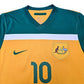 2010/11 Australia Home Football Shirt (M) Nike #10 Kewell