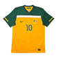 2010/11 Australia Home Football Shirt (M) Nike #10 Kewell
