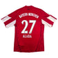 2010/11 Bayern Munich Home Football Shirt (M) Adidas #27 Alaba