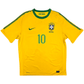 2010/11 Brazil Home Football Shirt (L) Nike #10 Kaka
