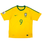 2010/11 Brazil Home Football Shirt (M) Nike #9 L.Fabiano