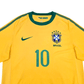 2010/11 Brazil Home Football Shirt (S) Nike #10 Kaka