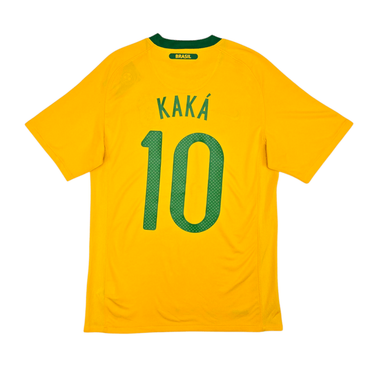 2010/11 Brazil Home Football Shirt (S) Nike #10 Kaka