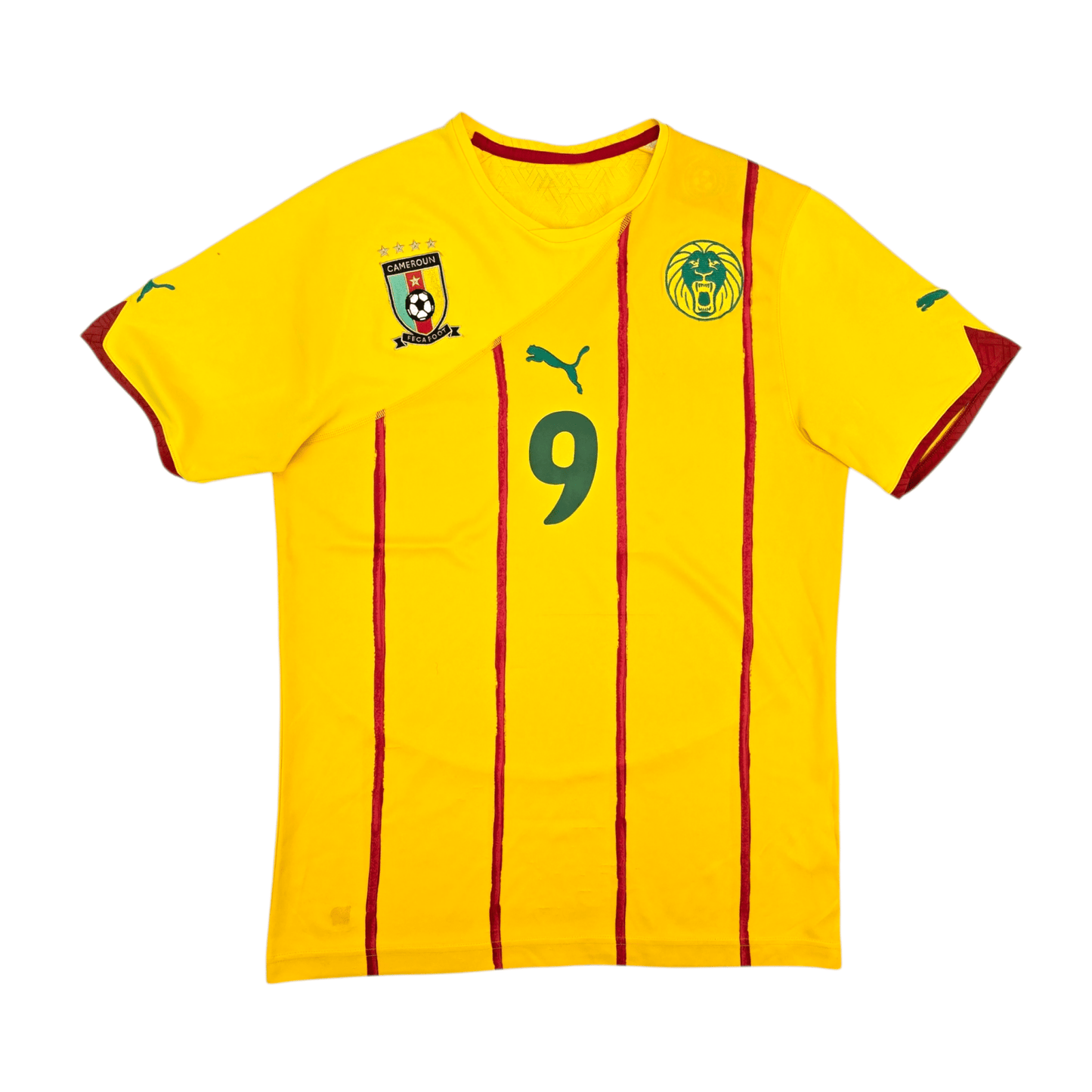 2010/11 Cameroon Away Football Shirt (M) Puma #9 Eto'o