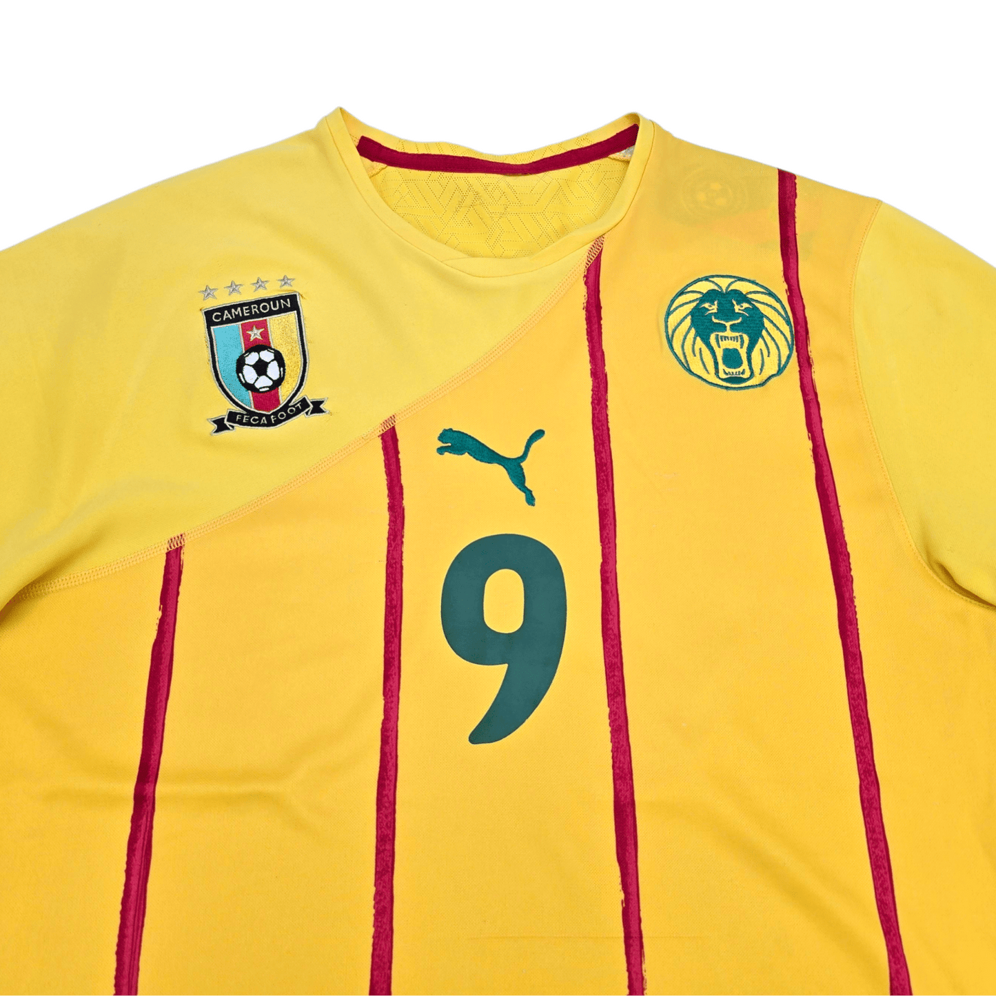 2010/11 Cameroon Away Football Shirt (M) Puma #9 Eto'o
