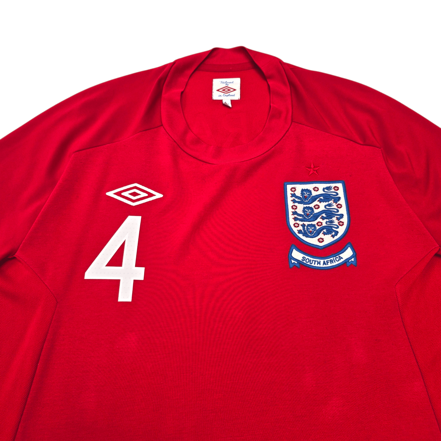 2010/11 England Away Football Shirt (L) Umbro #4 Gerrard