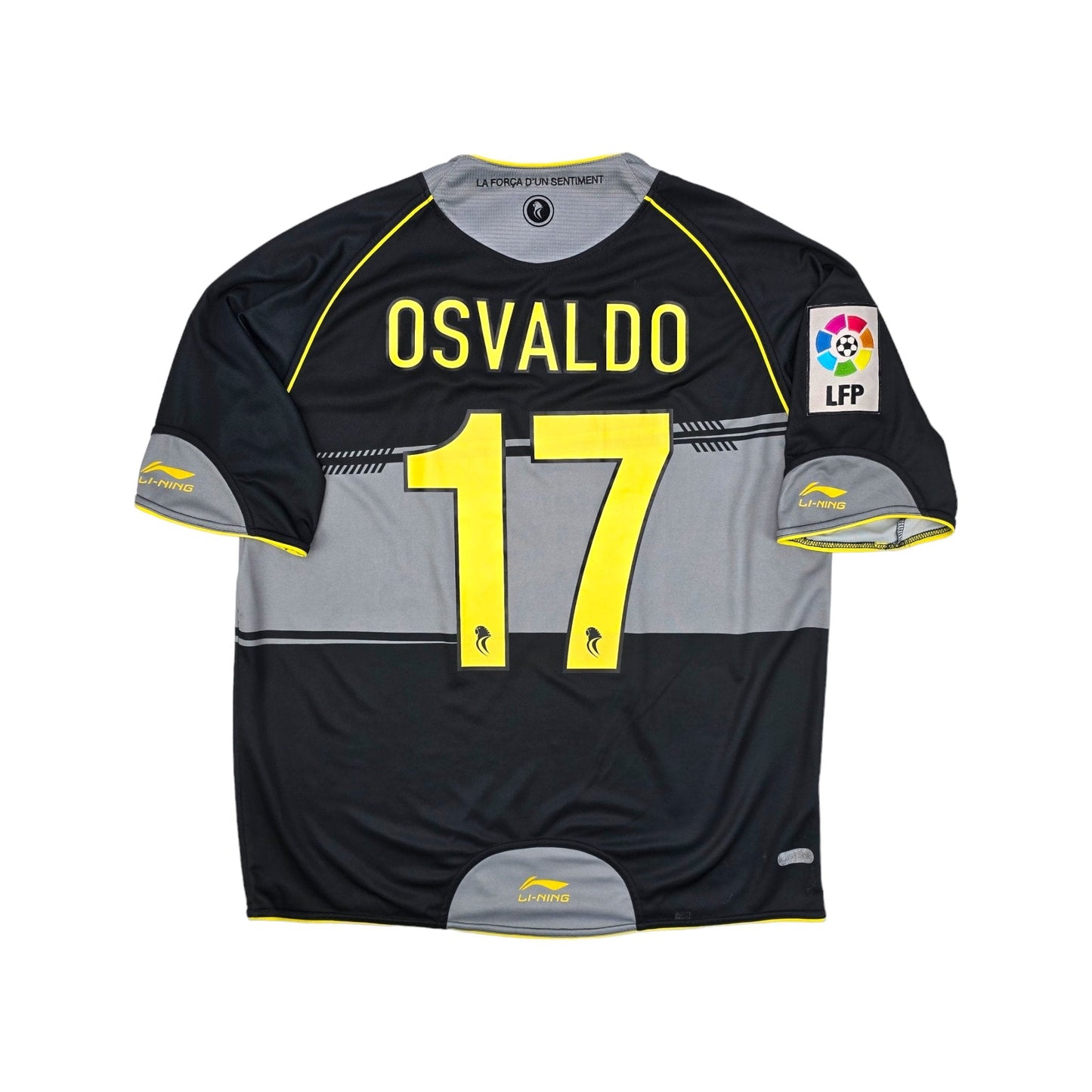 2010/11 Espanyol Away Football Shirt (XL) Li-ning #17 Osvaldo