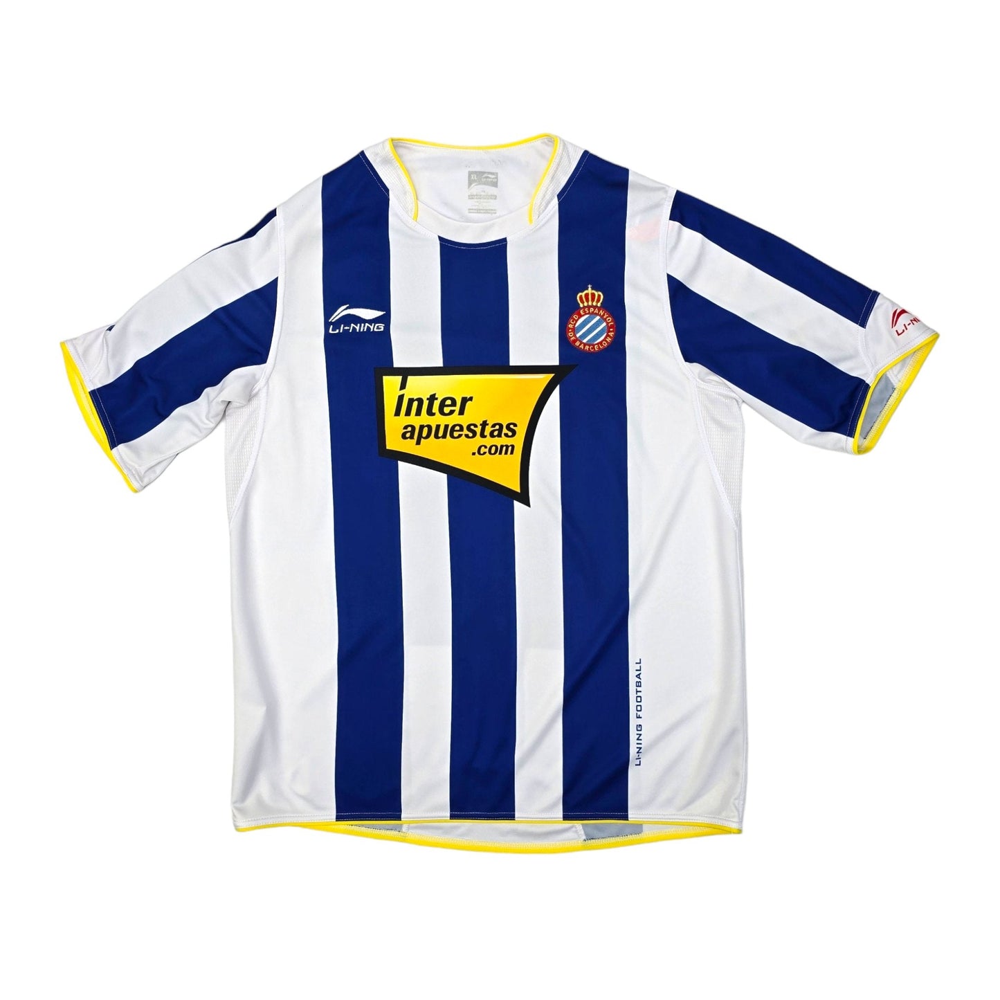 2010/11 Espanyol Home Football Shirt (XL) Li-ning #17 Osvaldo