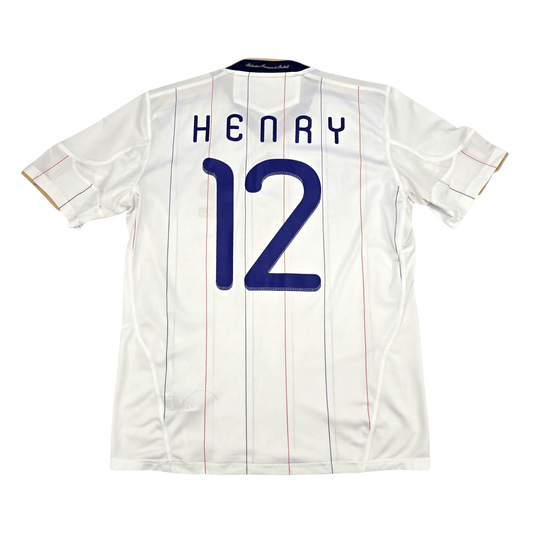 2010/11 France Away Football Shirt (L) Adidas #14 Henry