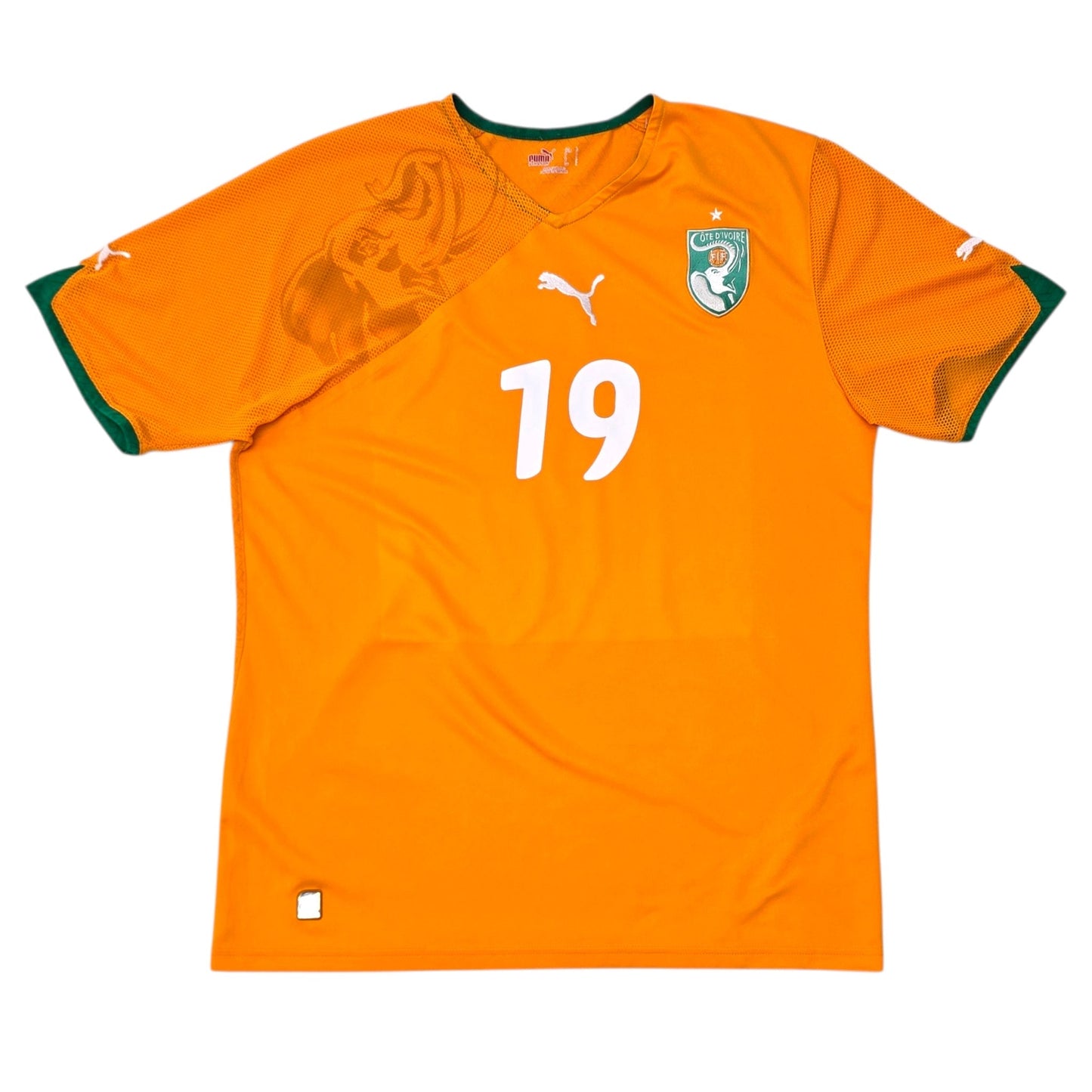 2010/11 Ivory Coast Home Football Shirt (L) Puma #19 Toure Yaya