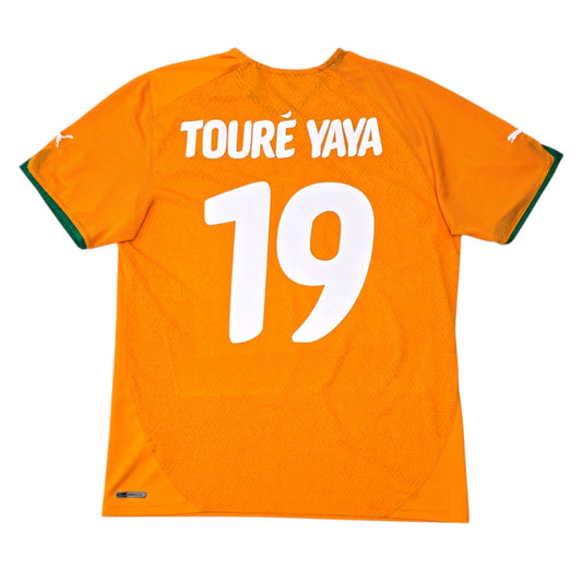 2010/11 Ivory Coast Home Football Shirt (L) Puma #19 Toure Yaya