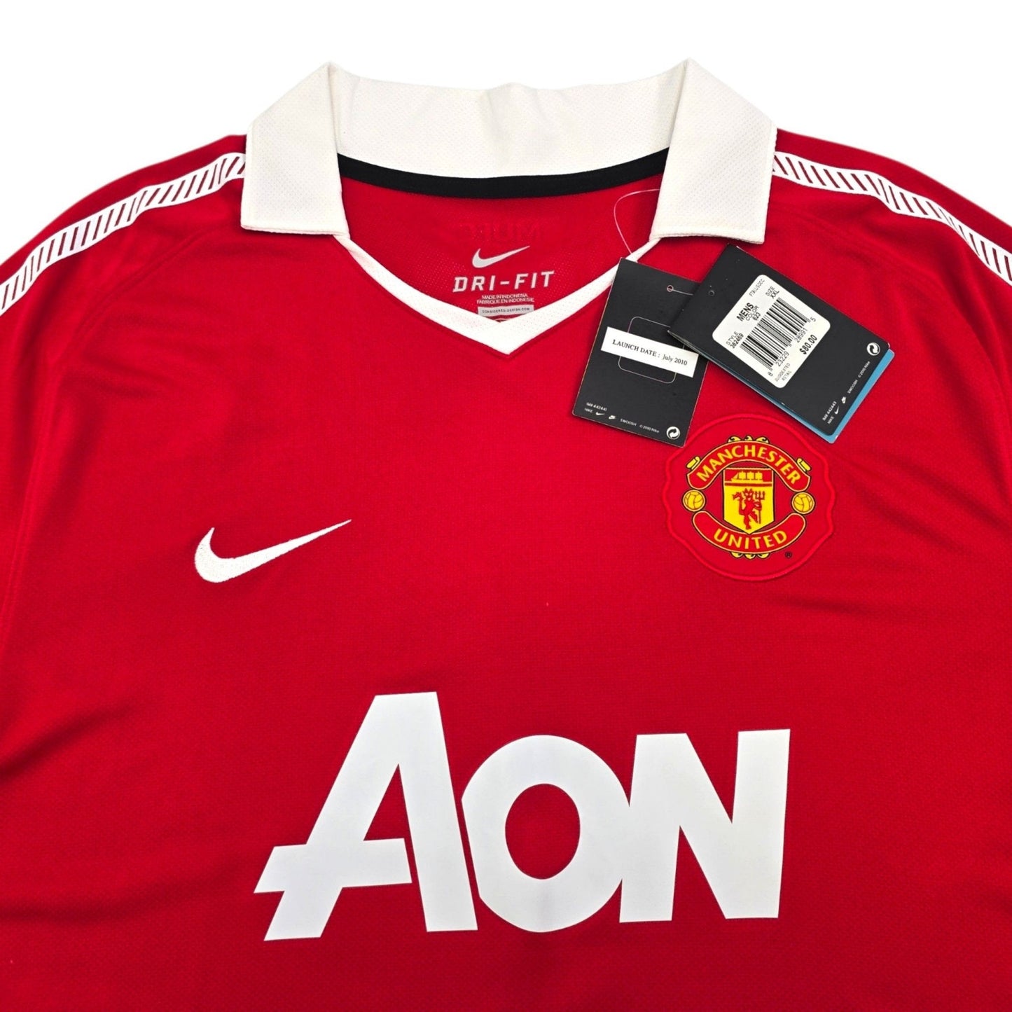 2010/11 Manchester United Home Football Shirt (2XL) Nike #19 Champions (BNWTs)