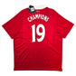 2010/11 Manchester United Home Football Shirt (2XL) Nike #19 Champions (BNWTs)