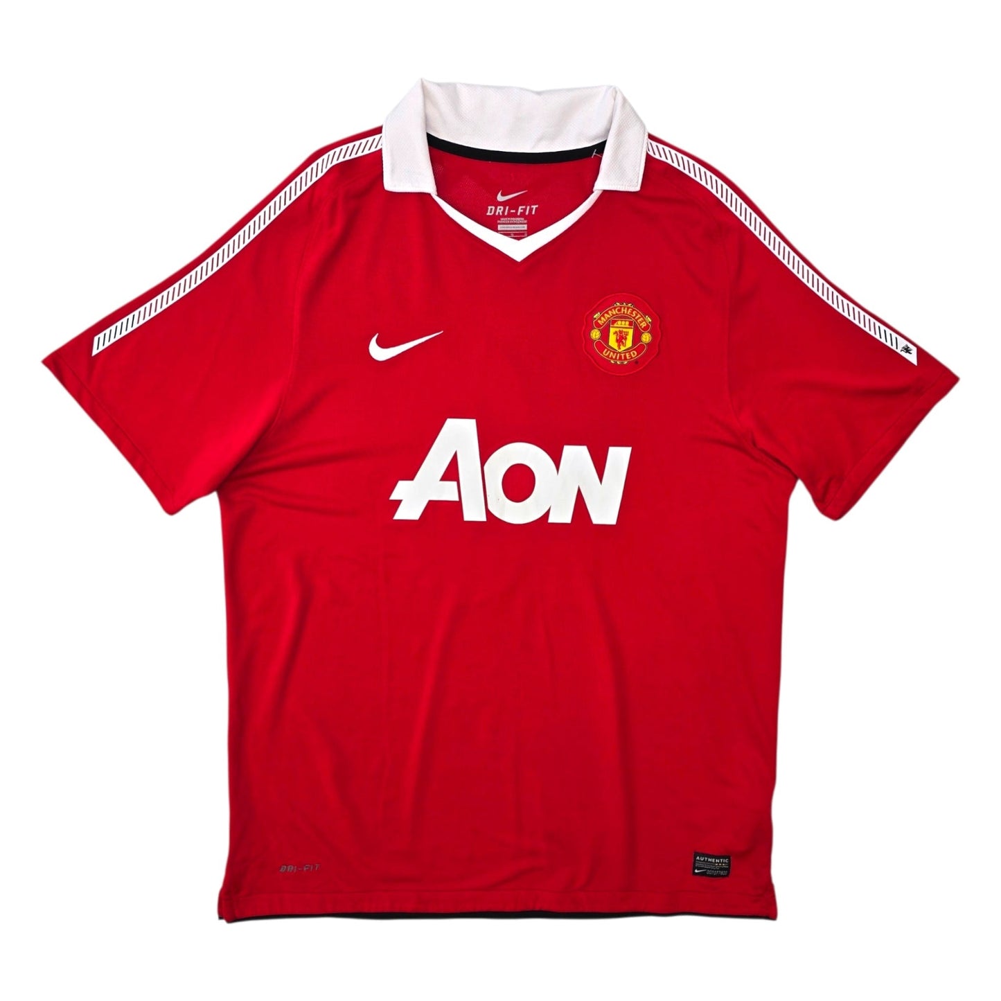 2010/11 Manchester United Home Football Shirt (L) Nike #10 Rooney