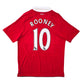 2010/11 Manchester United Home Football Shirt (L) Nike #10 Rooney