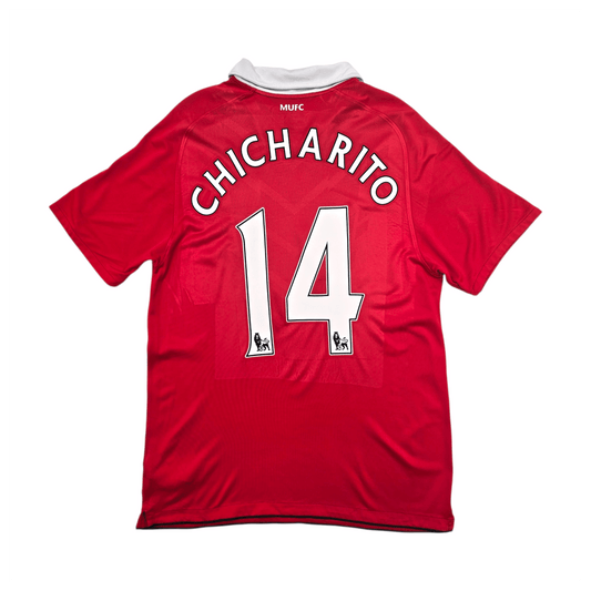2010/11 Manchester United Home Football Shirt (L) Nike #14 Chicharito
