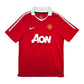 2010/11 Manchester United Home Football Shirt (L) Nike #25 Valencia