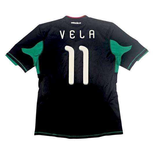 2010/11 Mexico Away Football Shirt (M) Adidas #11 Vela