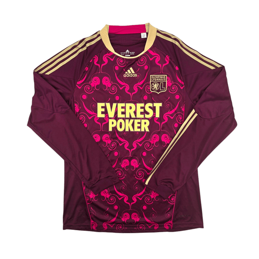2010/11 Olympique Lyonnais Away Football Shirt (XL) Adidas (Player Issue)
