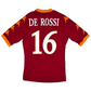 2010/11 Roma Home Football Shirt (L) Kappa #16 De Rossi