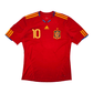 2010/11 Spain Home Football Shirt (L) Adidas #10 Fabregas