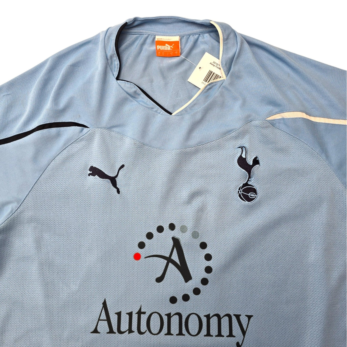 2010/11 Tottenham Hotspur Away Football Shirt (L) Puma #3 Bale