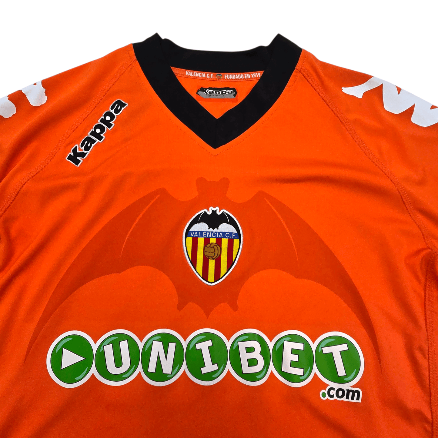 2010/11 Valencia Away Football Shirt (L) Kappa #10 Mata