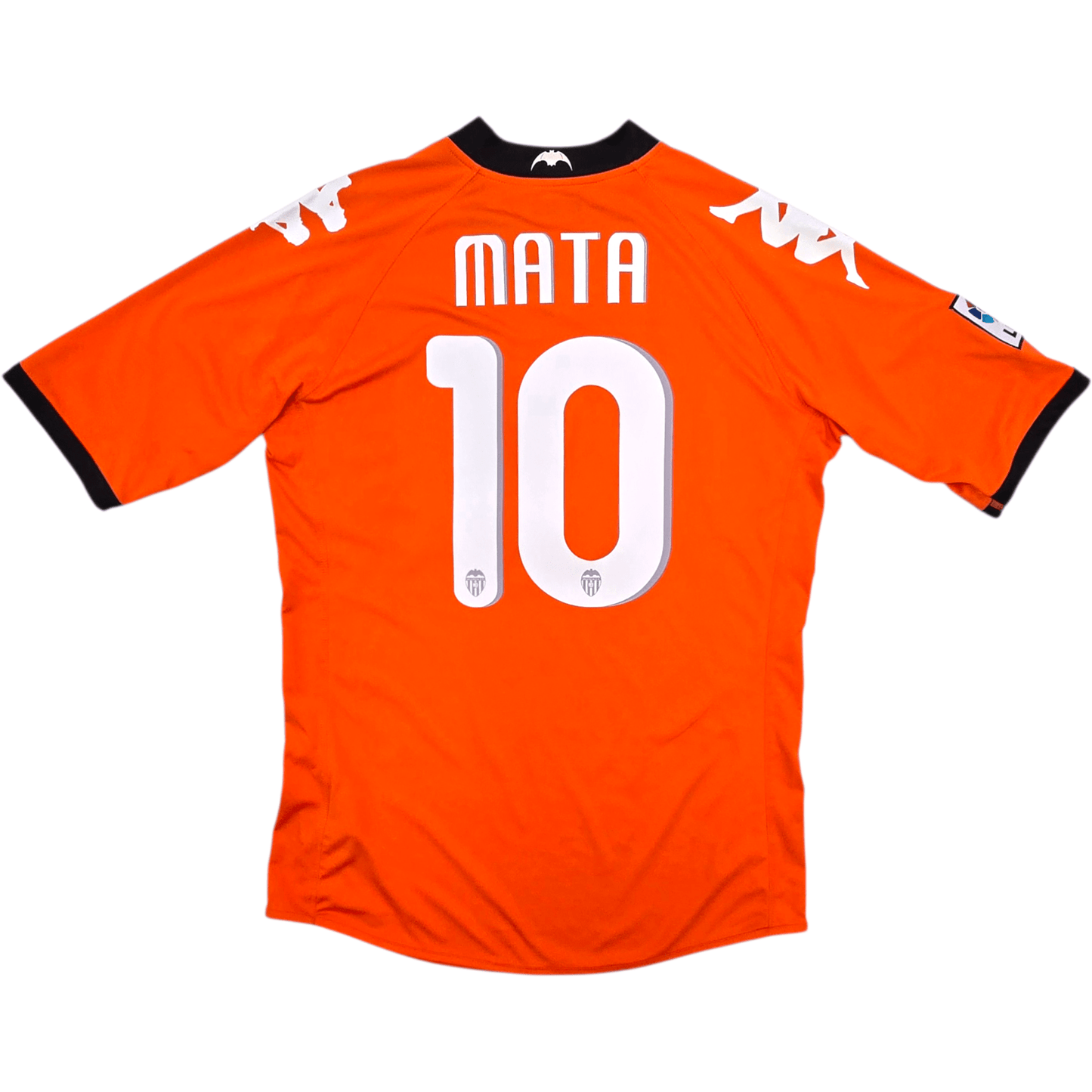 2010/11 Valencia Away Football Shirt (L) Kappa #10 Mata